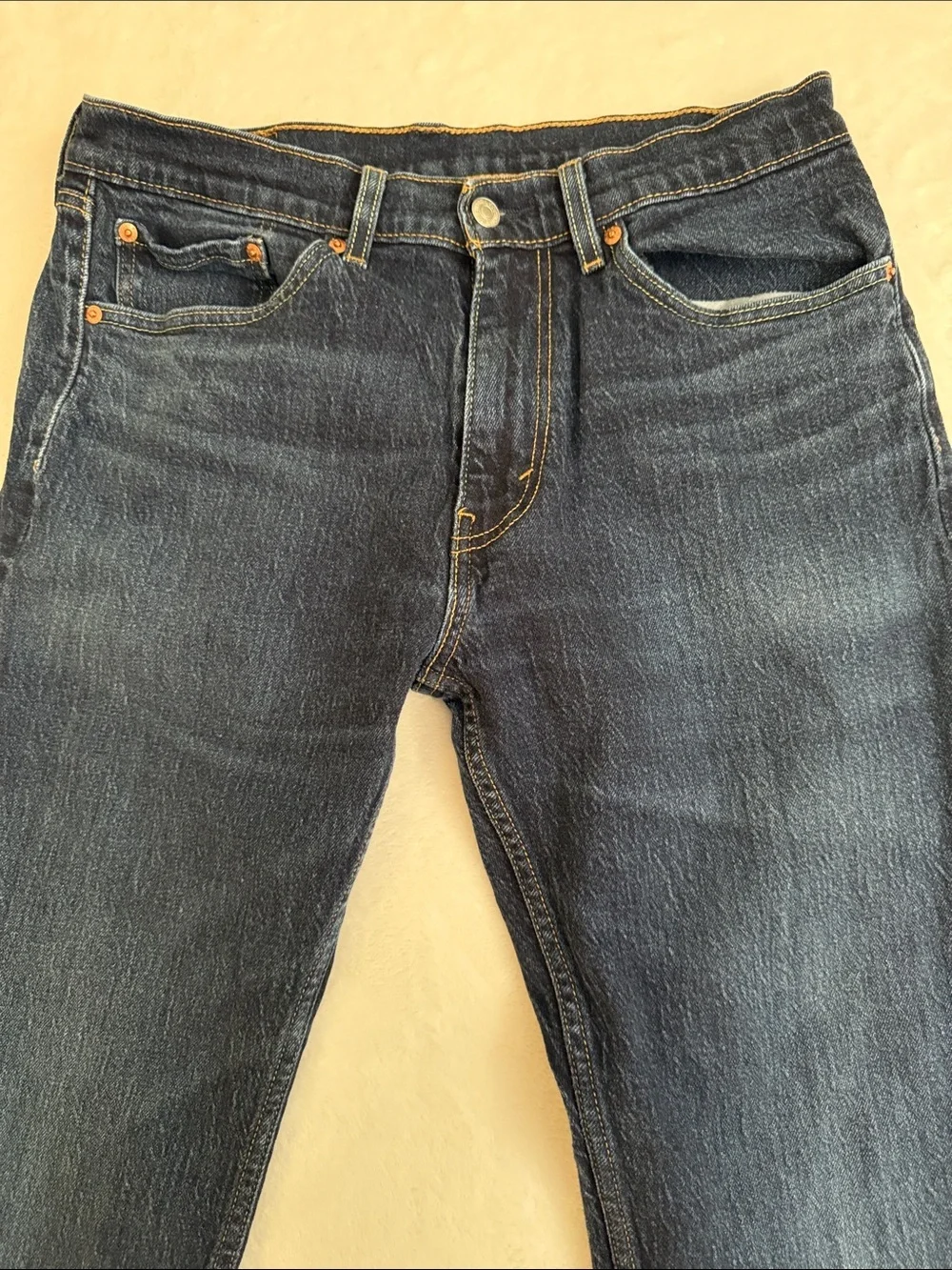 Levi's 505 Dark Blue Straight-Leg Men's Jeans